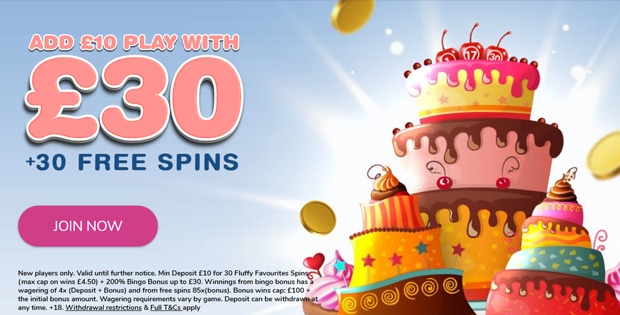 Cupcake Bingo Big Bonus Bingo